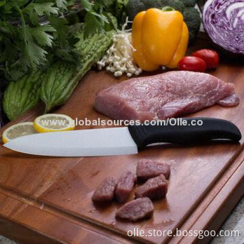 Ceramic Chef Knife, 6-inch, Pure White Ceramic Blade